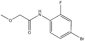 N-(4-bromo-2-fluorophenyl)-2-methoxyacetamide Structure