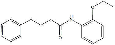 N-(2-ethoxyphenyl)-4-phenylbutanamide Structure