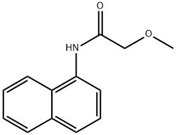 2-methoxy-N-(1-naphthyl)acetamide 化学構造式