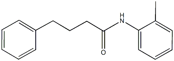 N-(2-methylphenyl)-4-phenylbutanamide,430459-99-7,结构式