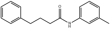 N-(3-methylphenyl)-4-phenylbutanamide Struktur