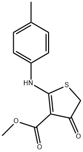 methyl 4-oxo-2-(4-toluidino)-4,5-dihydro-3-thiophenecarboxylate,431054-59-0,结构式