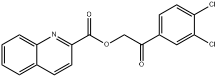 431055-95-7 2-(3,4-dichlorophenyl)-2-oxoethyl quinoline-2-carboxylate