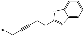 4-(1,3-benzothiazol-2-ylsulfanyl)-2-butyn-1-ol Structure