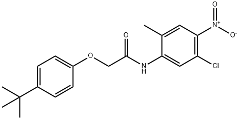 431070-32-5 2-(4-tert-butylphenoxy)-N-{5-chloro-4-nitro-2-methylphenyl}acetamide