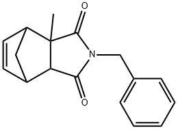 4-benzyl-2-methyl-4-azatricyclo[5.2.1.0~2,6~]dec-8-ene-3,5-dione 结构式