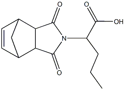 2-(3,5-dioxo-4-azatricyclo[5.2.1.0~2,6~]dec-8-en-4-yl)pentanoic acid Structure