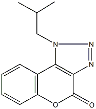 1-isobutylchromeno[3,4-d][1,2,3]triazol-4(1H)-one,431882-53-0,结构式