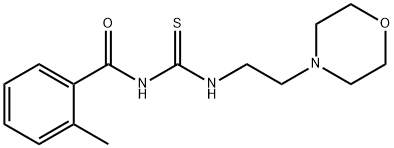 431884-65-0 N-(2-methylbenzoyl)-N'-[2-(4-morpholinyl)ethyl]thiourea