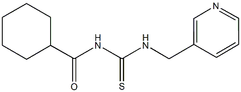 N-(cyclohexylcarbonyl)-N'-(3-pyridinylmethyl)thiourea,431886-48-5,结构式