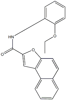 N-(2-ethoxyphenyl)naphtho[2,1-b]furan-2-carboxamide 化学構造式