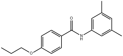 N-(3,5-dimethylphenyl)-4-propoxybenzamide Structure