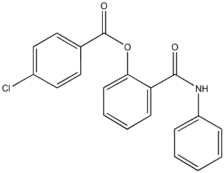 2-(anilinocarbonyl)phenyl 4-chlorobenzoate Structure