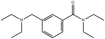 3-[(diethylamino)methyl]-N,N-diethylbenzamide Struktur