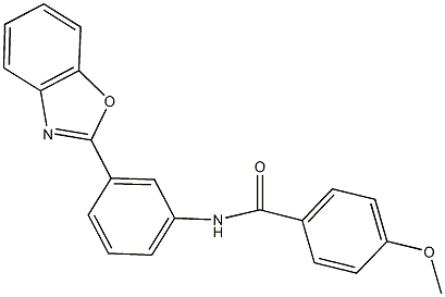 N-[3-(1,3-benzoxazol-2-yl)phenyl]-4-methoxybenzamide Structure