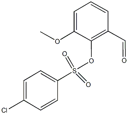 2-formyl-6-methoxyphenyl 4-chlorobenzenesulfonate,431939-69-4,结构式