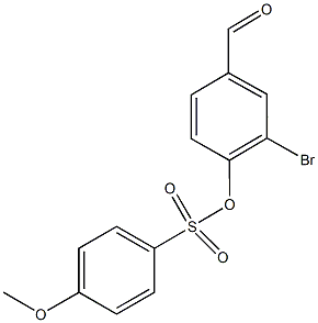 2-bromo-4-formylphenyl 4-methoxybenzenesulfonate|