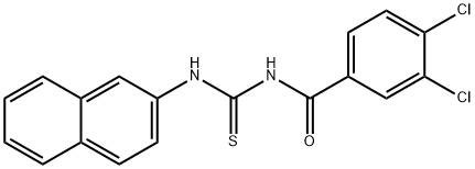 431986-16-2 N-(3,4-dichlorobenzoyl)-N'-(2-naphthyl)thiourea