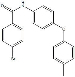 4-bromo-N-[4-(4-methylphenoxy)phenyl]benzamide,431986-23-1,结构式