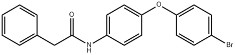 N-[4-(4-bromophenoxy)phenyl]-2-phenylacetamide Struktur