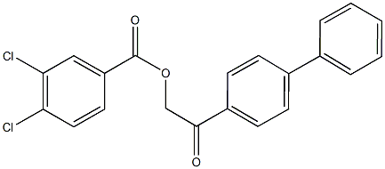 2-[1,1'-biphenyl]-4-yl-2-oxoethyl 3,4-dichlorobenzoate|