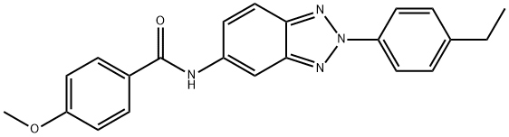 N-[2-(4-ethylphenyl)-2H-1,2,3-benzotriazol-5-yl]-4-methoxybenzamide|