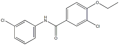 3-chloro-N-(3-chlorophenyl)-4-ethoxybenzamide,431999-20-1,结构式