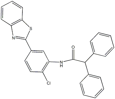 N-[5-(1,3-benzothiazol-2-yl)-2-chlorophenyl]-2,2-diphenylacetamide|