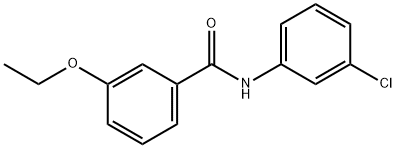 N-(3-chlorophenyl)-3-ethoxybenzamide Structure