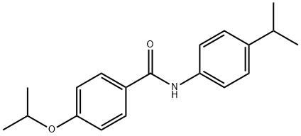 4-isopropoxy-N-(4-isopropylphenyl)benzamide Structure