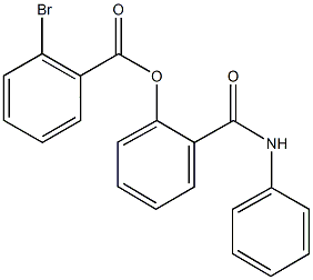 2-(anilinocarbonyl)phenyl 2-bromobenzoate Structure