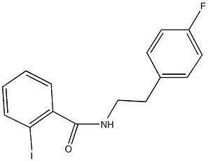 N-[2-(4-fluorophenyl)ethyl]-2-iodobenzamide,432496-59-8,结构式
