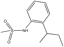 N-(2-sec-butylphenyl)methanesulfonamide Struktur