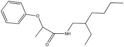 N-(2-ethylhexyl)-2-phenoxypropanamide Structure
