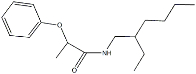 N-(2-ethylhexyl)-2-phenoxypropanamide,432502-55-1,结构式