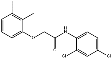 N-(2,4-dichlorophenyl)-2-(2,3-dimethylphenoxy)acetamide 结构式