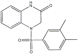 4-[(3,4-dimethylphenyl)sulfonyl]-3,4-dihydro-2(1H)-quinoxalinone|