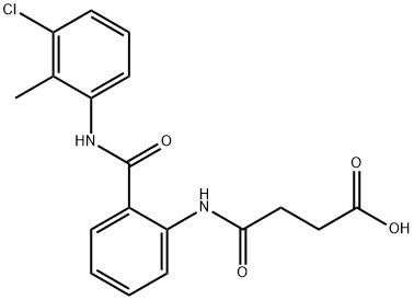 432526-52-8 4-{2-[(3-chloro-2-methylanilino)carbonyl]anilino}-4-oxobutanoic acid