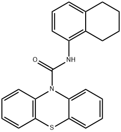 N-(5,6,7,8-tetrahydro-1-naphthalenyl)-10H-phenothiazine-10-carboxamide,432527-02-1,结构式