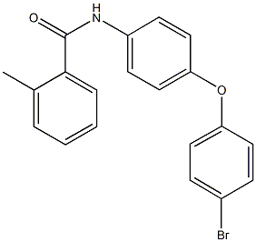 N-[4-(4-bromophenoxy)phenyl]-2-methylbenzamide Struktur