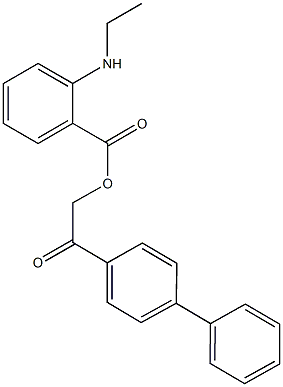 432535-87-0 2-[1,1'-biphenyl]-4-yl-2-oxoethyl 2-(ethylamino)benzoate