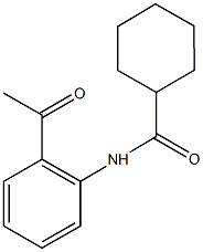 433214-46-1 N-(2-acetylphenyl)cyclohexanecarboxamide