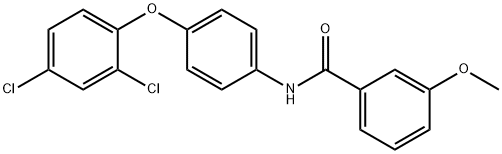 N-[4-(2,4-dichlorophenoxy)phenyl]-3-methoxybenzamide Structure