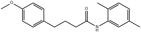 N-(2,5-dimethylphenyl)-4-(4-methoxyphenyl)butanamide,433243-54-0,结构式