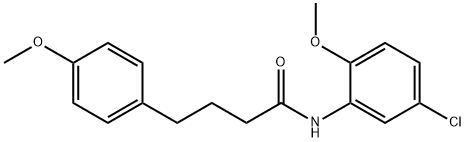 N-(5-chloro-2-methoxyphenyl)-4-(4-methoxyphenyl)butanamide Structure