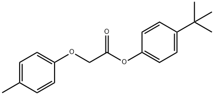 4-tert-butylphenyl (4-methylphenoxy)acetate,433246-21-0,结构式