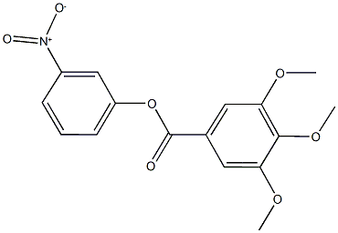 3-nitrophenyl 3,4,5-trimethoxybenzoate Structure