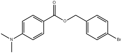 4-bromobenzyl 4-(dimethylamino)benzoate Structure