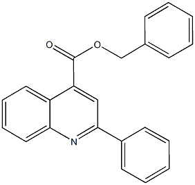 benzyl 2-phenyl-4-quinolinecarboxylate,433305-43-2,结构式