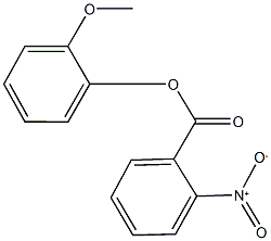 2-methoxyphenyl 2-nitrobenzoate,433305-48-7,结构式